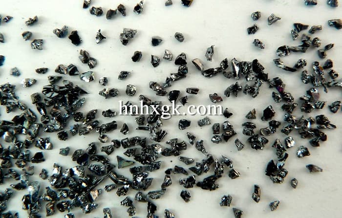 Black silicon carbide for lapping and polishing